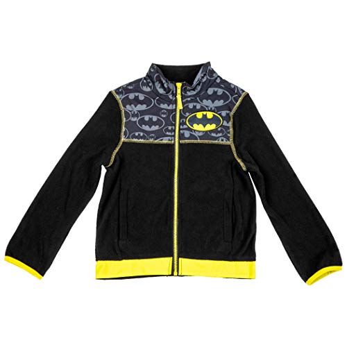 SuperHeroStuff Batman Symbols All Over Kids Coat Size 6 Black