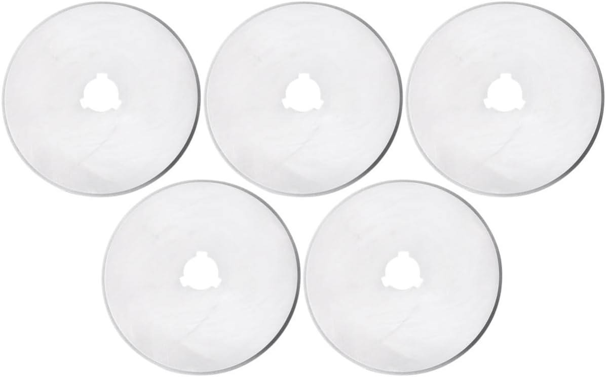 5pcs 60mm Rotary Cutter Replacement Blades for Fabric and Leather