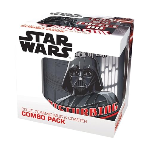 Taza de cerámica con posavasos ICUP Darth Vader miniatura 2