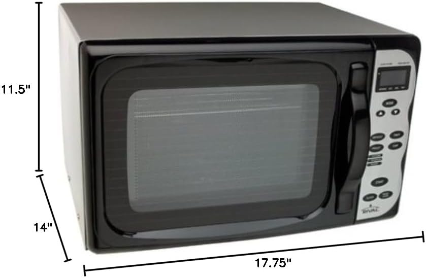 Rival MT660 Microwave/Toaster Oven Combination with dimensions