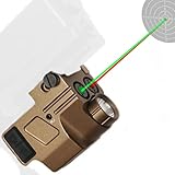 Kiarswe Shockproof Laser Light Combo, 500 Lumens Green Laser Light Combo, Compact Laser Beam for...