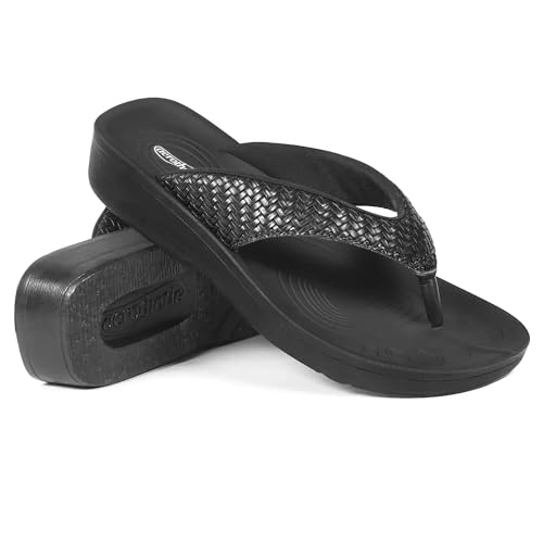 Image of AEROTHOTIC Original Orthotic Comfort Thong Style Flip Flops Sandals for Women with Arch Support for Comfortable Walk