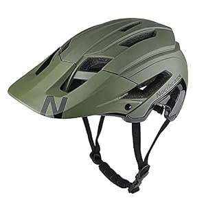 Nocihcass Adult Bike Helmet – CE Safety Certified Cycle Bicycle Helmets, Lightweight MTB Mountain Allround Cycling Helmet for Mens Womens Ladies, Adjustable 56-61cm-Grey
