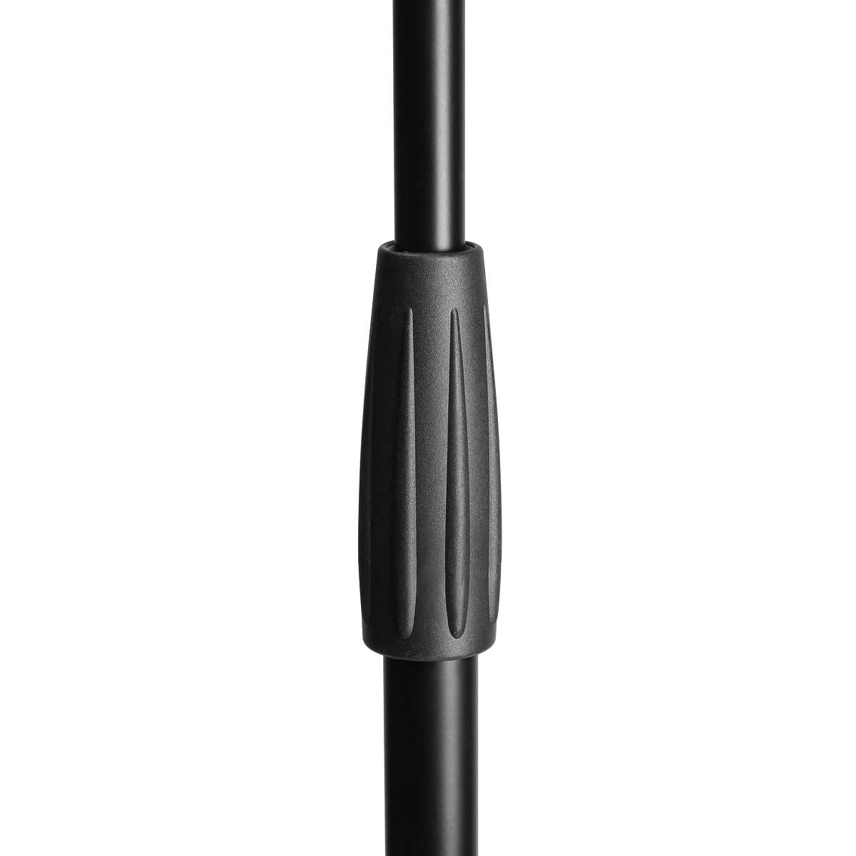 2 x ADAM HALL Eco Mikrofonständer Mikrofonstativ S5BE mit Galgen/Schwenkarm, Höhe 98 bis 162 cm, Schwarz
