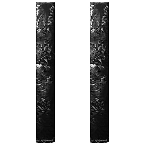 Lumanois Housses de Parasol avec Fermeture éclair 2 pcs PE 250 cm Pelouses & Jardins 250 cm,3082850