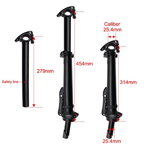 Senqi BSZ00301 Aluminum Alloy 25.4Mm×25.4Mm Folding Stem thumb #2