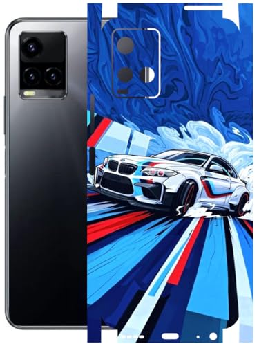 Image of AtOdds - Full Body Back Screen Guard Protector Film - Lamination Wrap Skin Sticker Compatible with VIVO Y33T | Scratchproof Matte Finish (BWM)