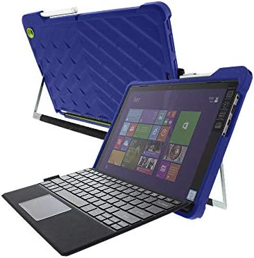 GumDrop DropTech Case with Built-in Stylus Slot Designed for Acer Switch 5 Laptop for Commercial, Business and Office Essentials- Royal Blue/Lime, Rugged, Shock Absorbing, Extreme Drop Protection