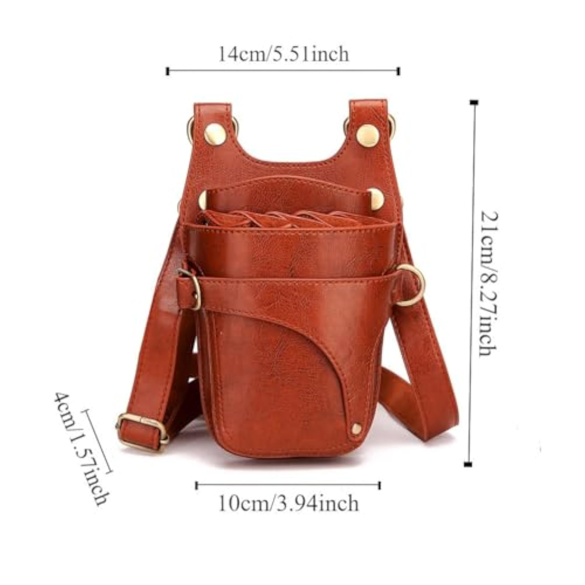 PU Leather Barber Scissors Pouch Holster