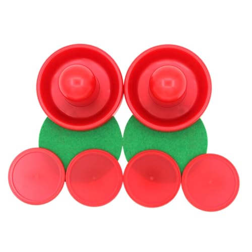 Gatuida Accesorios Portátiles para Mesa de Hockey Aire con Palas Ergonómicas y Discos para Reemplazo Diseño Duradero y Compatible Ocio y Competición