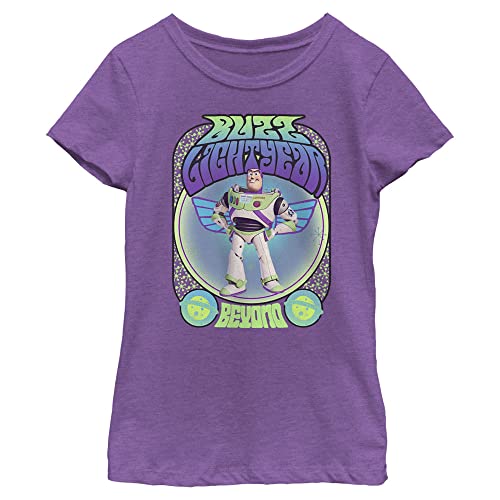 Disney Little, Big Pixar Toy Story Buzz Lightyear Gig Girls Short Sleeve Tee Shirt