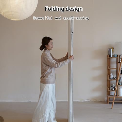 Portable Room Dividers - Thick Foldable Paper Partitions with Hooks for Temporary Walls, Ideal for Home, Office, Shopping Malls - Easy to Set Up and Move