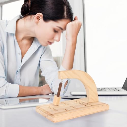 Sarini Decision Maker Selector Swing, magnetisches kreatives Pendelbrett aus Holz für mühelose Entscheidungsfindung und Planung, Schreibtischzubehör, Geschenk für den täglichen Gebrauch im Homeoffice