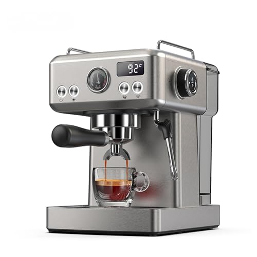 Gecheer H10A Halbautomatische Espressomaschine, 19 Bar Druck, programmierbare Kaffeemaschine mit Dampfstab und Tassenwärmer, für Heim-Barista Gecheer H10A Halbautomatische Espressomaschine, 19 Bar Druck, programmierbare Kaffeemaschine mit Dampfstab und Tassenwärmer, für Heim-Barista