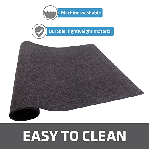 Drymate Xl Under Sink Mat, Waterproof Cabinet Protection Mats For Kitchen & Bathroom, Absorbent Shelf Liners, Slip-Resistant, Non-Adhesive, Machine Washable, Durable (Usa Made)(24”X59”)(Charcoal) #TOP5