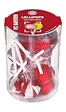 FC Bayern München Lollipops – 150g – Offizielle Fußball Süßigkeit – Fruchtige Lutscher im Bayern Design – inkl. Naschwerk® Sticker