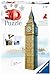 Produktbild Ravensburger 3D Puzzle 12554 - Big Ben - Der weltbekannte Uhrenturm aus London, offiziell seit 2012 Elizabeth Tower genannt, als dreidimensionales Modell zum selber Puzzeln ab 8 Jahren