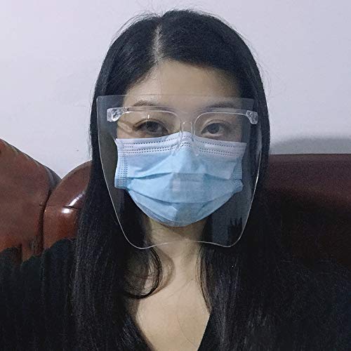 ZSGG – Escudo de proteção para os olhos unissex com armação de óculos – Escudos de proteção ultratra