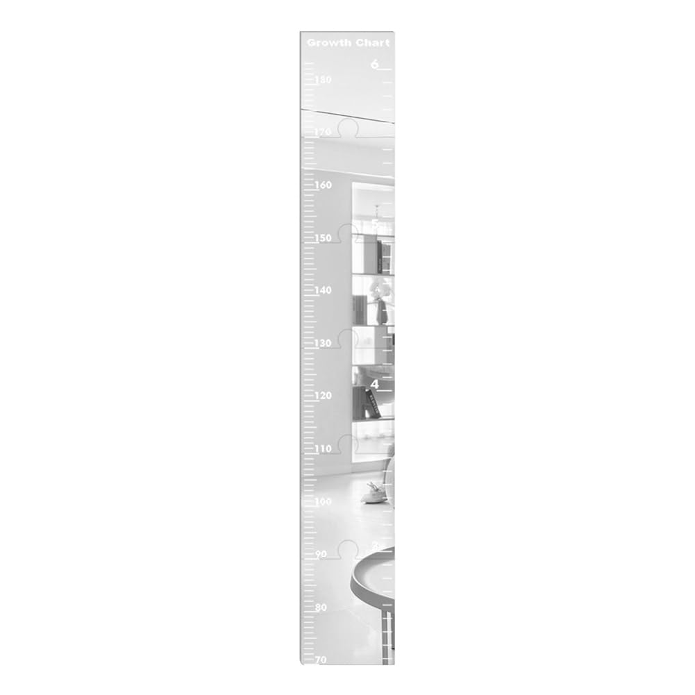 Miroir toise de croissance en acrylique pour chambre d'enfant