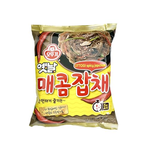 【オットギ】イェッナル チャプチェ 辛口 77.5ｇ 韓国食品 韓国料理 チャプチェ 辛口 春さめ 春雨 韓国食材 잡채 簡単食 매콤잡채のサムネイル