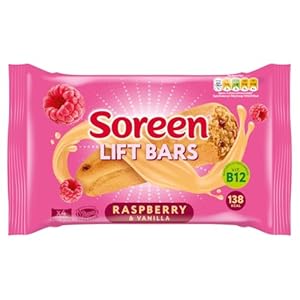 Soreen Lift Bars Raspberry & Vanilla 4 x 42g
