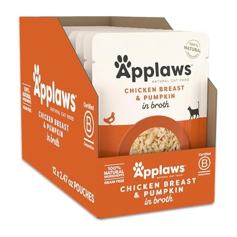 Applaws Chicken Breast with Pumpkin in Broth Cat Food Pouches Cover