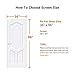 MAGZO Magnetic Screen Door Fit Door Size 36 x 96 Inch, Screen Size 38