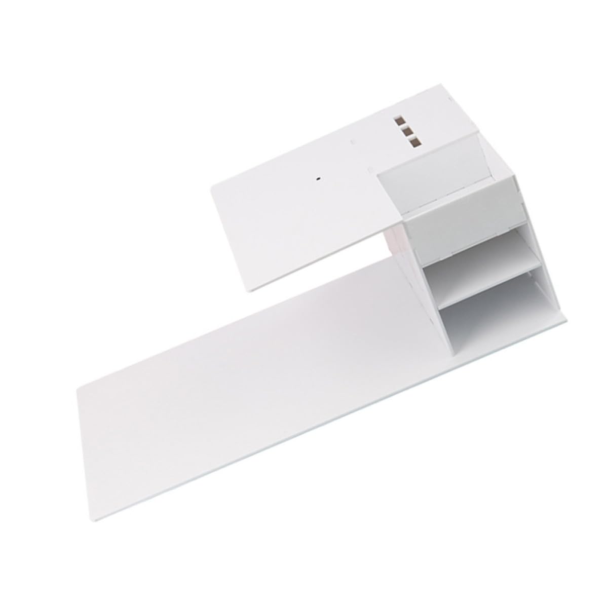Console de greffe de cils acrylique blanche contre le désordre