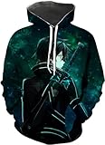 ISaikoy Anime Sword Art Online Hoodie Kirito Jacket Asuna Hoody Pullovers Sweatshirt Fleeces Costume