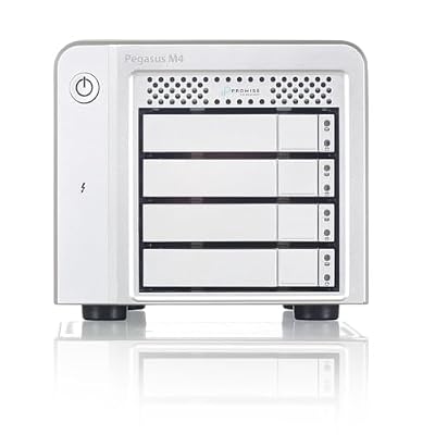 Promise Technology Pegasus M4 4-Bay Thunderbolt 3/USB .1 Gen 2 RAID Array, Diskless