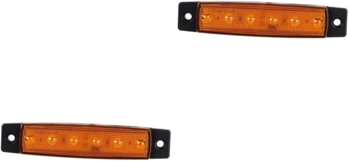 Gatuida 2pcs 6 Trailer Lights 6 in 1 12v Tail Light Replacement for Trucks Rvs