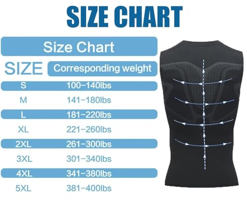 Evolv V Boost Men Shirt, Ironfit Shirt Tank Top for Men, Comfortable and Breathable Ice-Silk Fabric Shapewear2