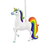 Hallmark Unicorn With Rainbow Mane Christmas Ornament Exclusive
