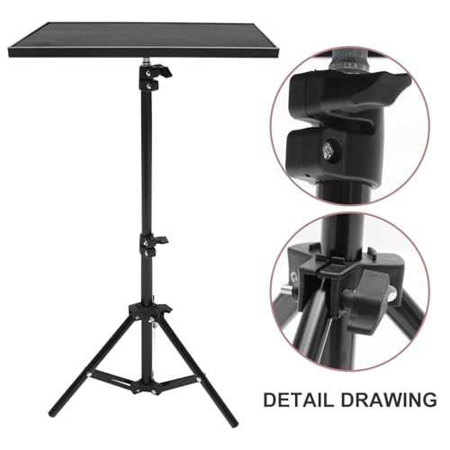 Support projecteur trépied pliable hauteur réglable métal 1-2 kg - 3