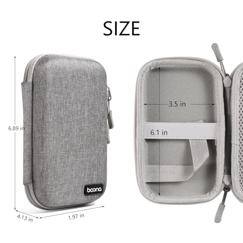 Diabetes Travel Case EVA Hard Shell Diabetic Supplies Bag Organizer for Blood Sugar Testing Kit, Glucose Monitor Kit with Meter, Glucose Test Strips, Lancets, Lancing Device, Alcohol Wipe (Black) - Image 6