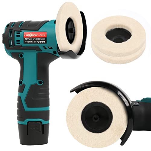Bihoo 3Inch Mini Angle Grinder,12V Cordless Metal Cutter Machine For Grinding,Cutting With Two Battery #TOP7