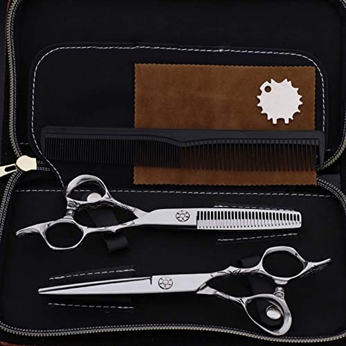 Ciseaux de coiffure vintage fleur antique, le cadeau idéal pour coiffeur - 7