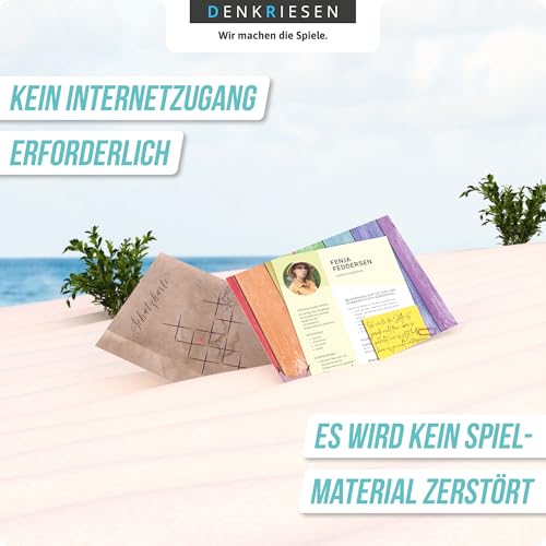 Stadtkrimis Exit Escape Stadtführung DENKRIESEN - Tatort Meer Junior - Robben in Gefahr | Ab 8 Jahren | 1-4 Spieler | Spannendes Krimispiel für Kinder | Detektivspiel | Abenteuer für Junge Ermittler | Ideal für die ganze Familie