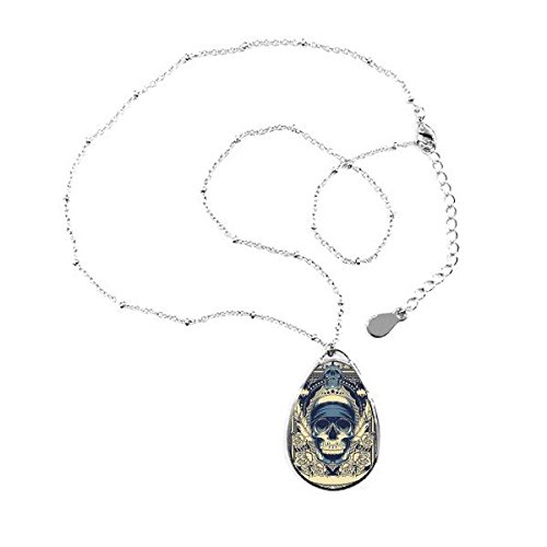 Sacrifice humain indien squelette collier motif tattoo de prêtre floride