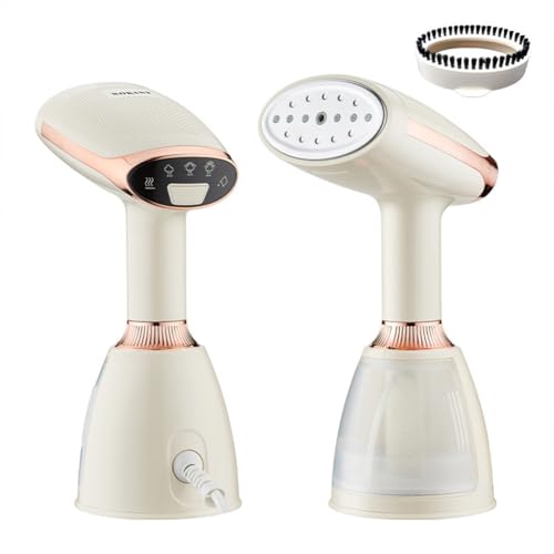 1500W Handheld Electric Iron, Clothes Steamer with 280Ml Tank, 20s Fast Heat-up,2 Steam Levels, Led Display Operation Screen,folding Garment Wrinkles Remover for Home Office Travel