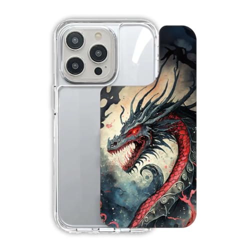 ArcDesign iPhone17�݊��i �X�}�z�P�[�X TPUPC�P�[�X �ϏՌ� �A�C�t�H��17�݊��i�P�[�X �ی�J�o�[ �X�}�z�J�o�[ �O���b�v�P�[�X �h���S�� �� �C�N 40512