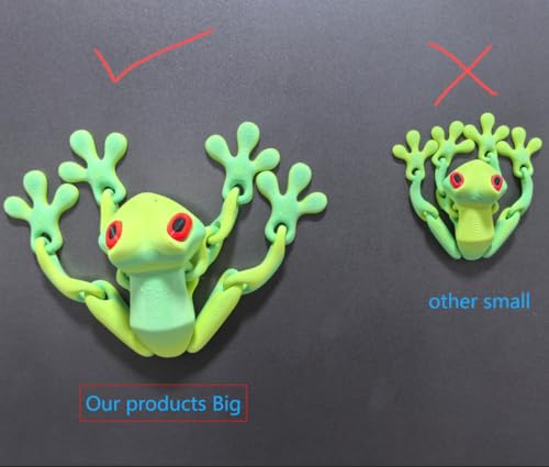 Imán de rana impreso 3D de 7.92 pulgadas para refrigerador miniatura 2