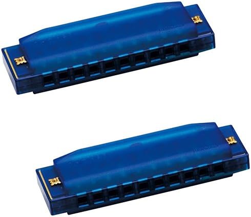Hohner Translucent Harmonica 12 Pack (2 Orange, 2 Green, 2 Blue, 2 Yellow, 2 Red & 2 Purple)
