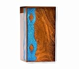 Rosewood and Resin Mix Cremation Urns for Human Ashes Adult, Burial Urns for Columbarium, Wooden Box Funeral Urns for Human Ashes Large (XXL(14X7.5X7.5) 585 Cu/Inches)