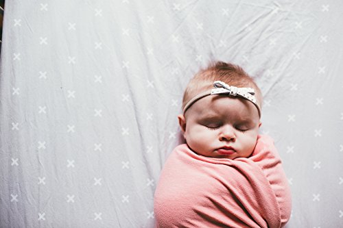 Copper Pearl Large Premium Knit Baby Swaddle Receiving Pink Blanket Darling #TOP5