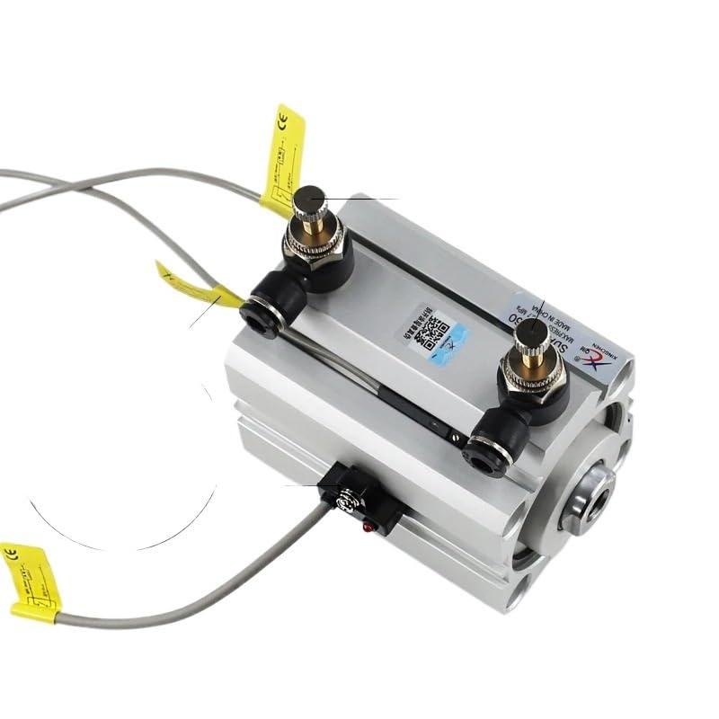 Cylindre pneumatique SDA 80mm compact double effet multi-course pour automatisme