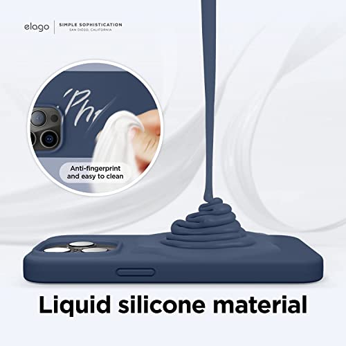 Image of Liquid Silicone Case Compatible for iPhone 13 Pro Max | Slim Back Cover | Soft Touch Bumper | Shockproof Drop Protection | Microfiber Cloth Inside | Sleek Solid Design
