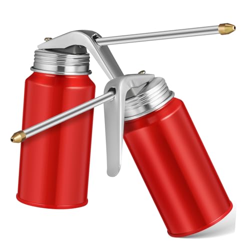 ABOOFAN 2pcs Pump Oiler Can High Pressure Oil Can Motor Oil Dispenser Hand Pump Oiling Bottle Spout for Car