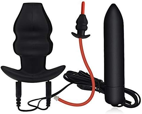 Amazon 中空 アナルプラグアナル拡張 弾丸バイブレータ チューブ シリコーン製 男女兼用 Sm グッズ アナルプラグ 弾丸バイブレータ チューブ Semaxy Sm