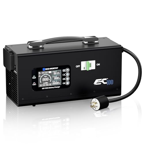 ECO-WORTHY 48V 60A Lithium Battery Charger with CAN